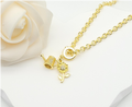 Watering Can & Sunflower Charm Necklace Set – 18K Gold Plated Garden-Themed