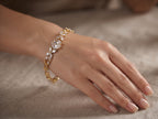 Exquisite Marquise Zircon Leaf Cluster Chain Bracelet
