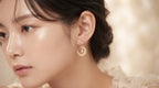 Celestial Star & Crescent Moon Pavé Dangle Earrings – 18K Gold Plated Drop Earrings