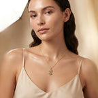 Vibrant Multi-Color Crystal Flower Pendant Necklace – 18K Gold Plated 3A Premium Zircon Link Chain