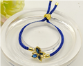 Imported Luxury 3A Premium Zircon Butterfly Adjustable Bracelet – Gold Plated Cord Bracelet