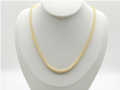 Dazzling Full Zircon Necklace – 18K Gold Plated Continuous Crystal Chain for Women